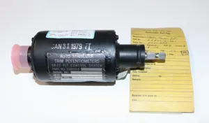 Boeing 737 Auto Stabilizer Trim Potentiometer, PN 2589918-201, Yellow Tagged